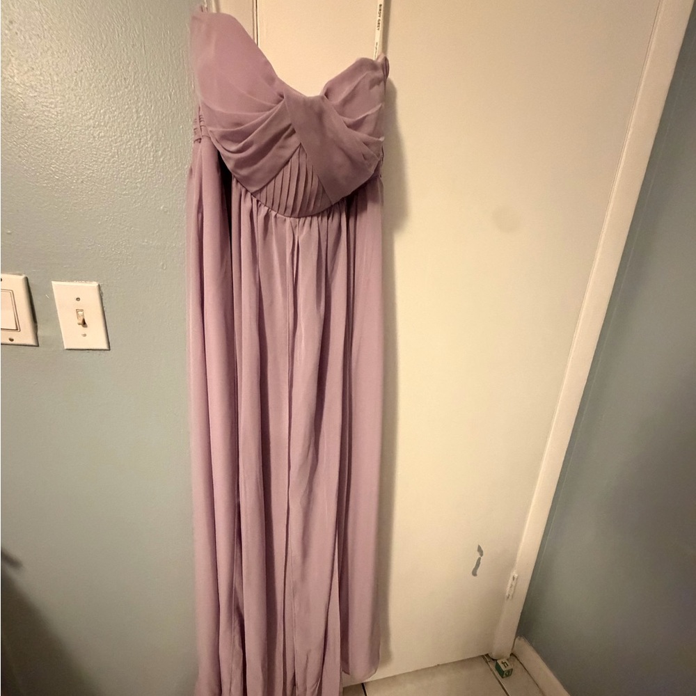 Birdy Grey Strapless Lavender Dress XXL